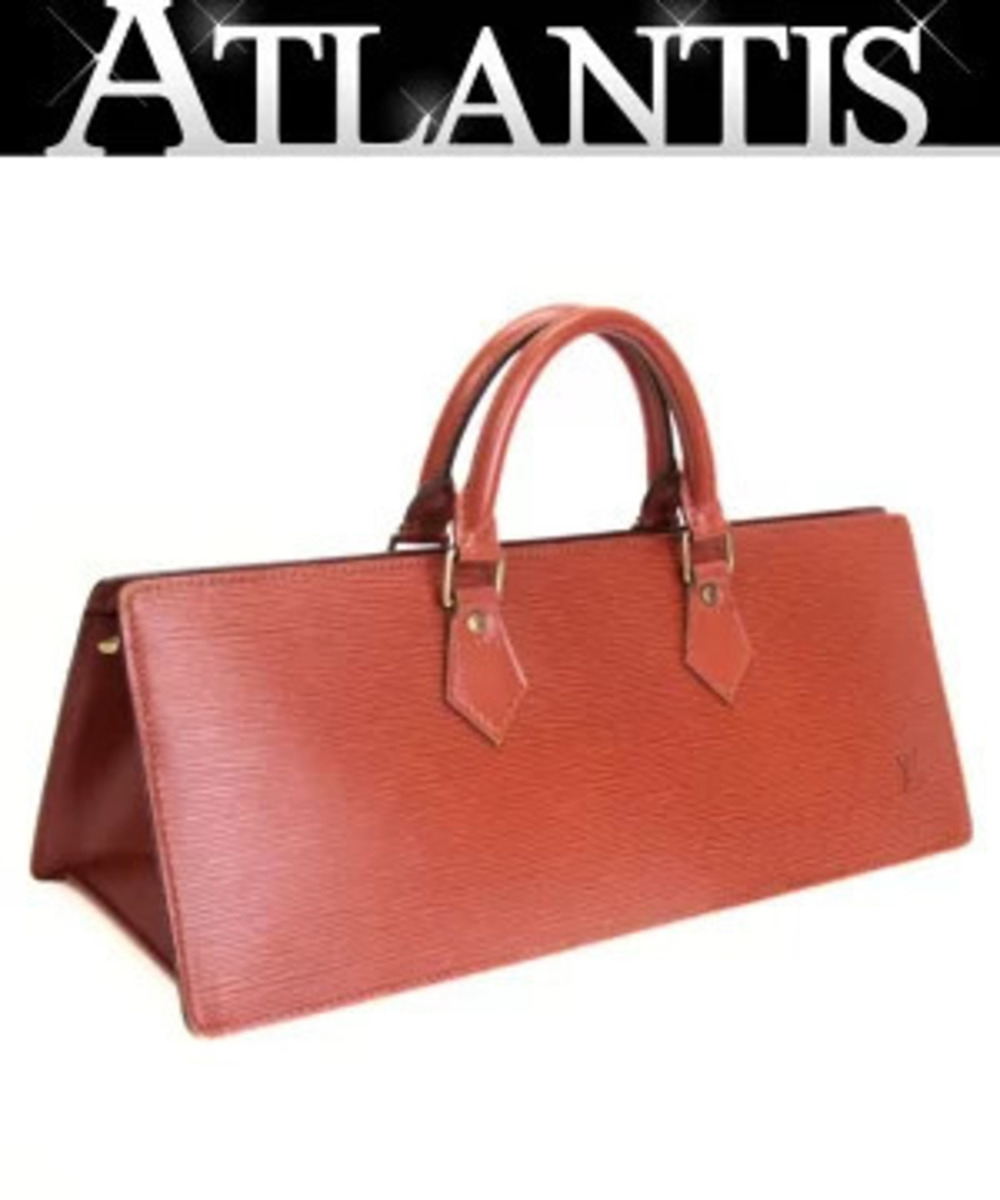 Louis Vuitton Sac Triangle Handbag Kenya Brown Epi Leather